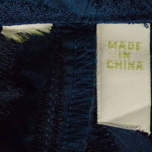 SILK! DEBRA DEROO blue 2-piece pant suit unknown small to medium size 100% silk - Picture 14 of 16